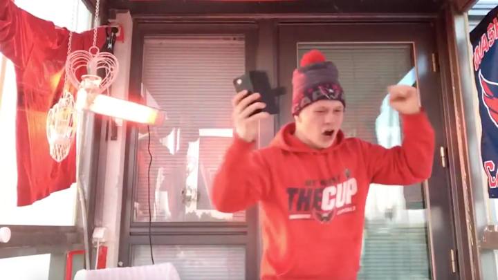 Watch: Finnish Capitals Fan Has Early Morning Freakout Over Evgeny Kuznetzov’s Game-Winner