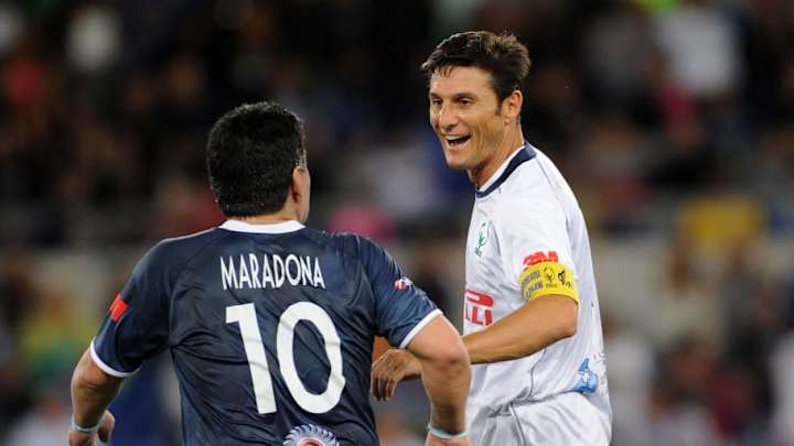 TREMENDO | Maradona destrozó a Zanetti con una lapidaria frase