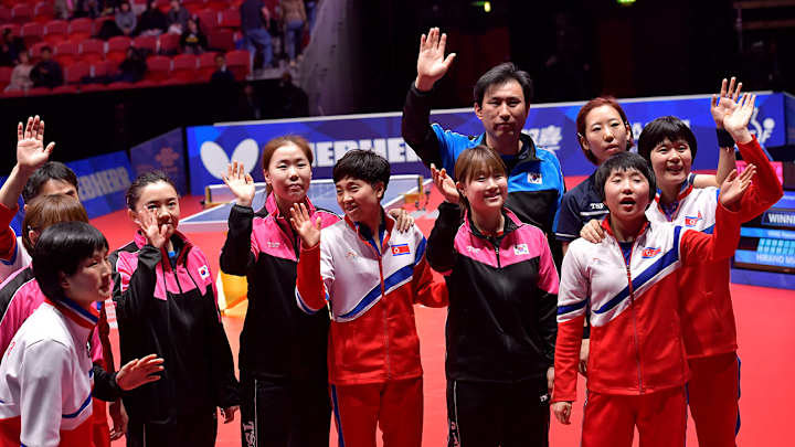 Combined Korean Team Takes Bronze at Table Tennis Worlds