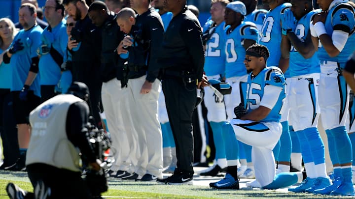Which NFL Players Protested Racial Injustice During the National Anthem in Week 11? Which NFL Players Protested Racial Injustice During the National Anthem in Week 11?