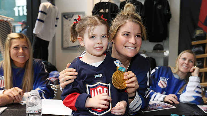 U.S. Women's Hockey Team Uses Its Spotlight to Inspire the Next Generation of Female Athletes