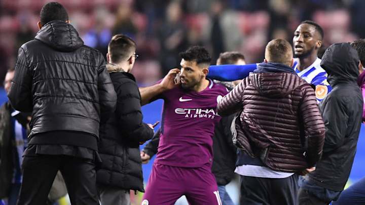 Sergio Aguero Won't Press Charges on Wigan Fan After Post-Match Incident