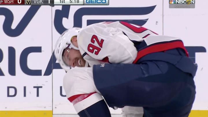 Evgeny Kuznetsov Questionable to Return to Game 2 With Injury Evgeny Kuznetsov Questionable to Return to Game 2 With Injury