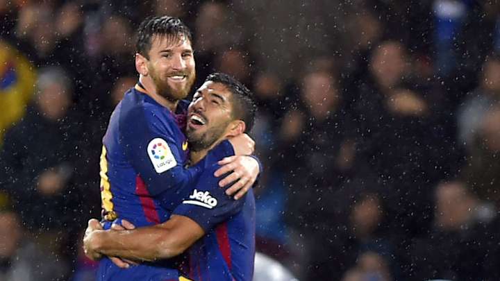WATCH: Stunning Goals From Suarez, Messi Lead Barcelona's Stunning Comeback