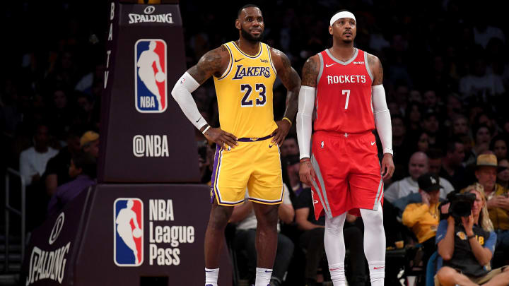 Report: LeBron James Wants Rockets Forward Carmelo Anthony on Lakers Report: LeBron James Wants Rockets Forward Carmelo Anthony on Lakers