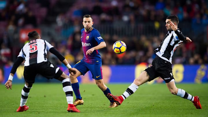 Barcelona Defender Jordi Alba Apologises Following Middle Finger Gesture During Real Sociedad Win