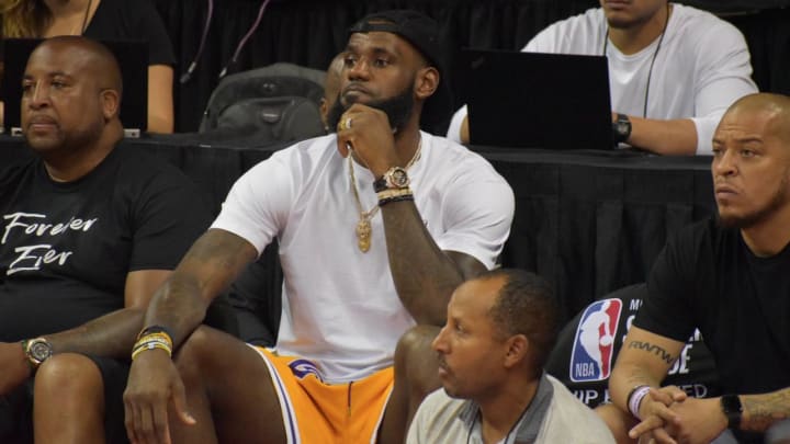 Watch: LeBron James Enters Lakers Summer League Game to Standing Ovation Watch: LeBron James Enters Lakers Summer League Game to Standing Ovation