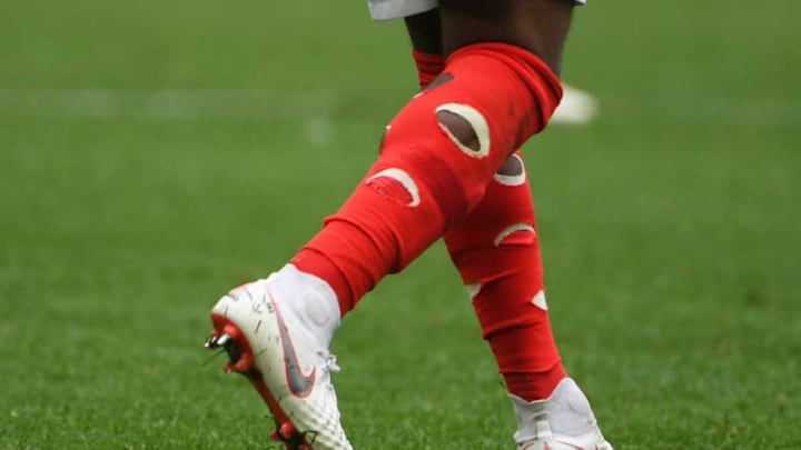 Revealed: The Reason Why Danny Rose Cut Holes in His Socks Against Belgium on Saturday Revealed: The Reason Why Danny Rose Cut Holes in His Socks Against Belgium on Saturday