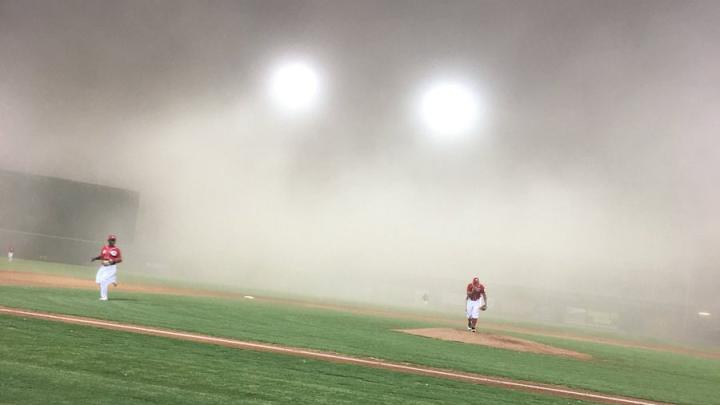 Thursday's Hot Clicks: This Is What It Looks Like When a Dust Storm Strikes a Baseball Game