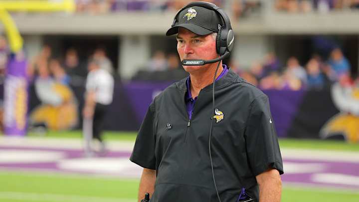 Vikings Coach Mike Zimmer Says Helmet Rule Will Cost Players Jobs Vikings Coach Mike Zimmer Says Helmet Rule Will Cost Players Jobs