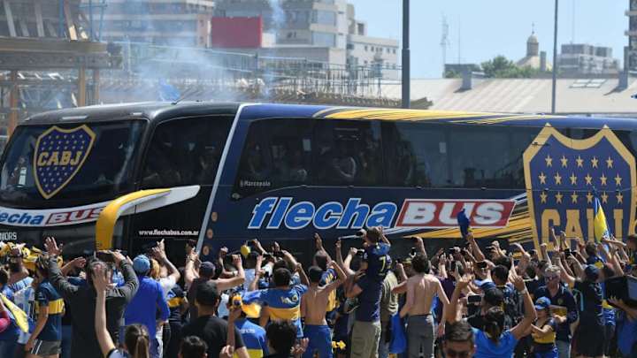 VIDEO | Así se vio toda la violencia desde el colectivo de los jugadores de Boca