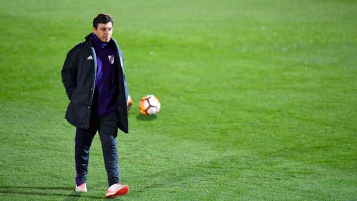 Las dos probables formaciones que maneja Gallardo para la gran final de Copa Libertadores