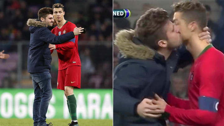 Tuesday's Hot Clicks: Cristiano Ronaldo Had a Really Bad Monday. This Kiss Didn't Help.