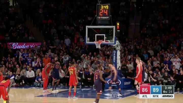 Watch: Refs Forget to Give Kent Bazemore Final Free Throw After Getting Fouled Shooting a Three