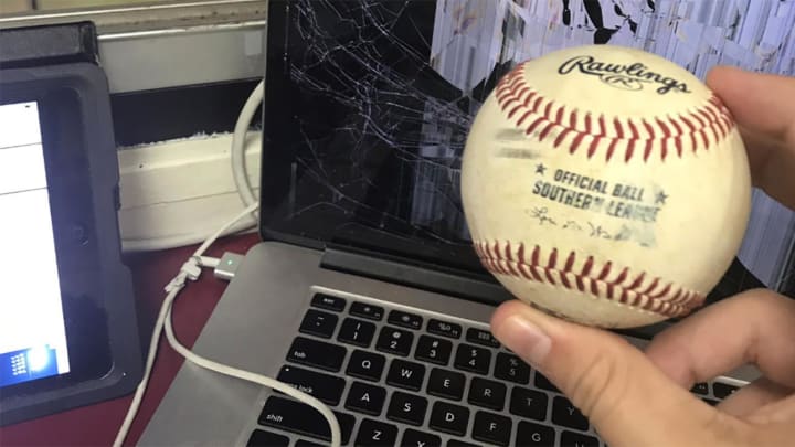 Play-by-Play Announcer Called Foul Ball Crashing Into His Laptop Play-by-Play Announcer Called Foul Ball Crashing Into His Laptop