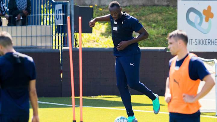 World's Fastest Man Usain Bolt Reveals Sensational Shirt Number Ahead of Game With Strømsgodset