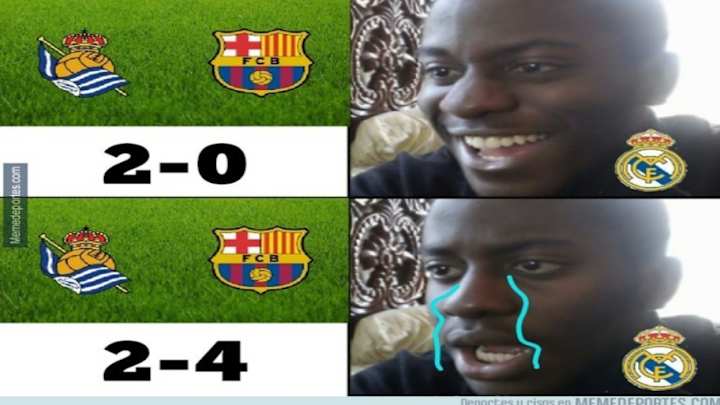 Los mejores 'memes' de la remontada del Barça, la primera derrota del City y más