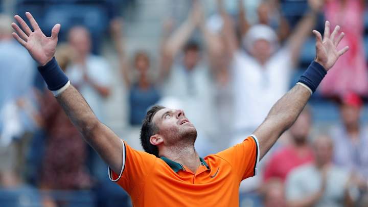 Del Potro, Heat Stop John Isner in U.S. Open Quarters