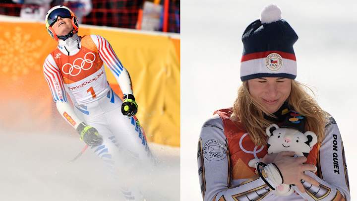 Lindsey Vonn Misses Podium, Czech Snowboarder Ester Ledecka Wins Stunning Gold in Super-G