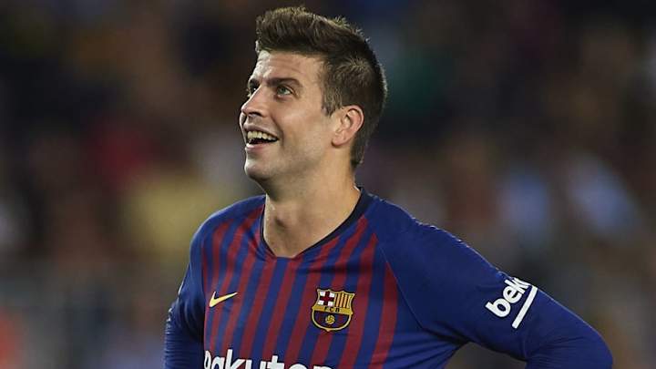 La reacción de Gerard Piqué tras la expulsión de Clément Lenglet