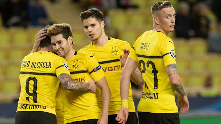 WATCH: Guerreiro Double Gives Dortmund Win Over Monaco, 1st in UCL Group