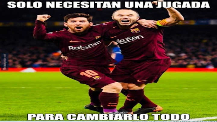 Los mejores 'memes' del empate del Barça, el partidazo de Willian, el 'Messiazo' y más