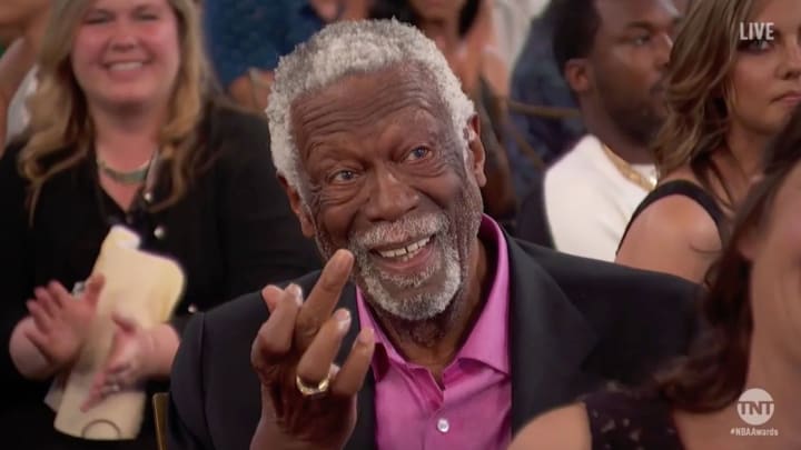 Watch: Bill Russell Flips Off Charles Barkley During NBA Awards Watch: Bill Russell Flips Off Charles Barkley During NBA Awards