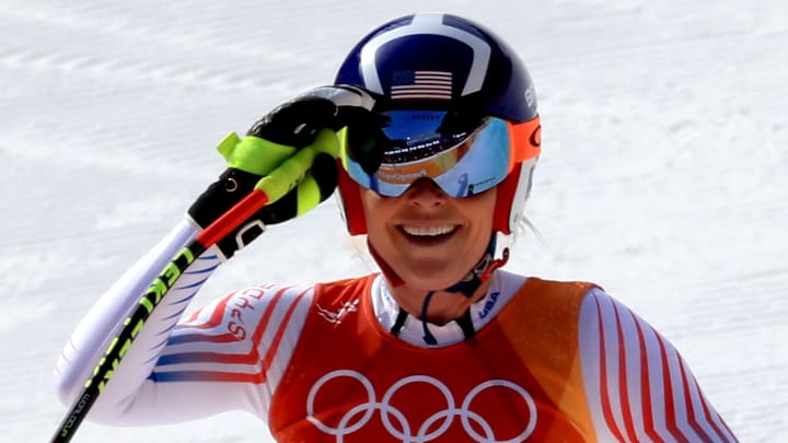 Lindsey Vonn Wins Bronze in Downhill Lindsey Vonn Wins Bronze in Downhill