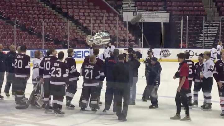 State Champion Stoneman Douglas Hockey Team Lifts the Stanley Cup State Champion Stoneman Douglas Hockey Team Lifts the Stanley Cup