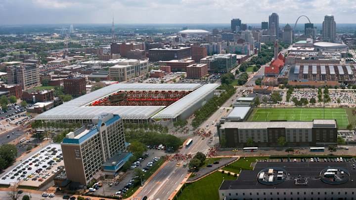 St. Louis's MLS Stadium Begins to Take Shape St. Louis's MLS Stadium Begins to Take Shape