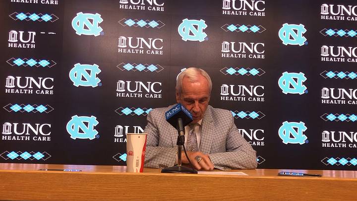 Roy Williams discusses UNC's victory over Winston-Salem State