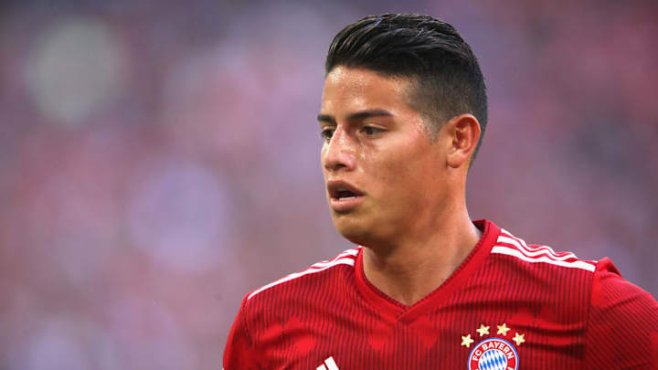 James Rodriguez Explains Five-Finger Gesture to Benfica Fans in Bayern Munich Win