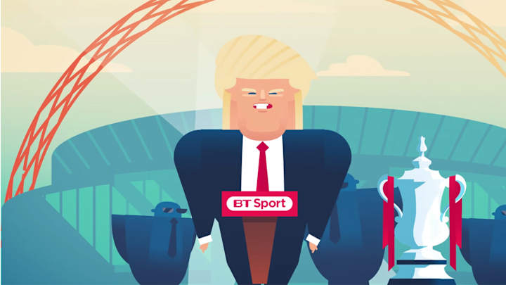 British Broadcaster Uses Animation of Donald Trump to Promote FA Cup, For Some Reason