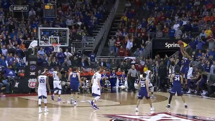 WATCH: TCU Forces Overtime With Buzzer Beater vs. Kansas State WATCH: TCU Forces Overtime With Buzzer Beater vs. Kansas State
