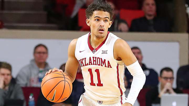 A Different, Dialed Back Trae Young Lifts No. 12 Oklahoma Over No. 5 Kansas A Different, Dialed Back Trae Young Lifts No. 12 Oklahoma Over No. 5 Kansas