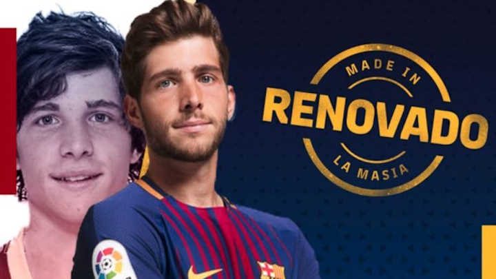 EJEMPLAR | El motivador mensaje de Sergi Roberto a los jugadores de la Masía