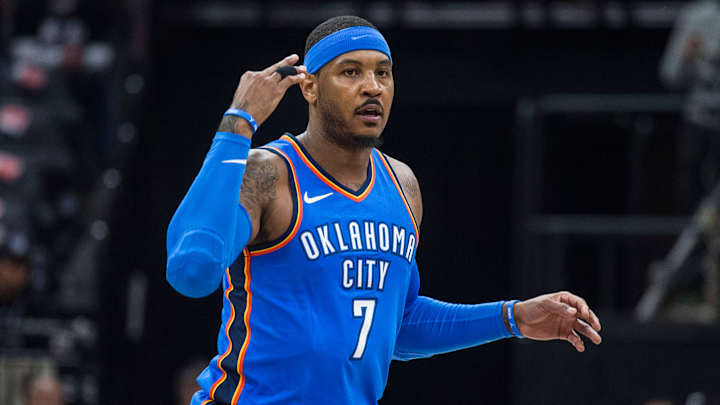 Carmelo Anthony Passes Jerry West to Move to 20th All-Time in Scoring