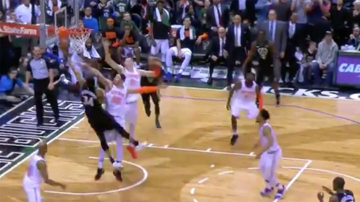 Watch: Giannis Antetokounmpo Hits Game Winner Against the Knicks
