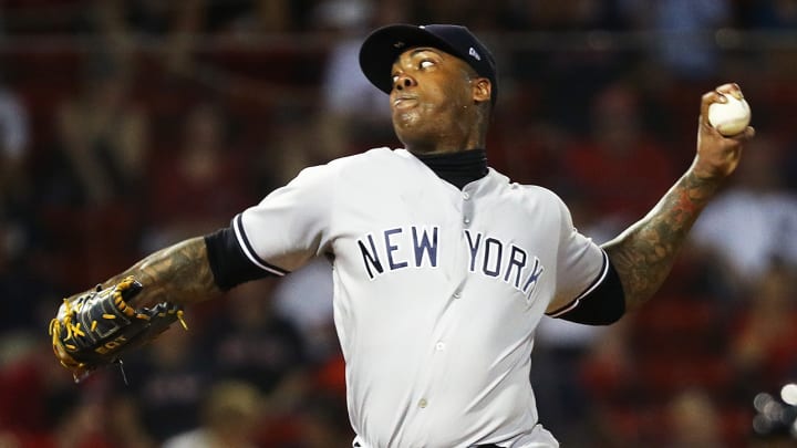 Yankees Place Aroldis Chapman on Disabled List With Left Knee Tendinitis