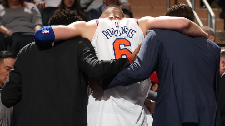 Kristaps Porzingis's Torn ACL Essentially Ends the Knicks' Season