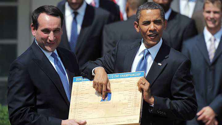 President Obama picks Michigan State to Win Men's Tournament, UConn to Win Women's Tournament