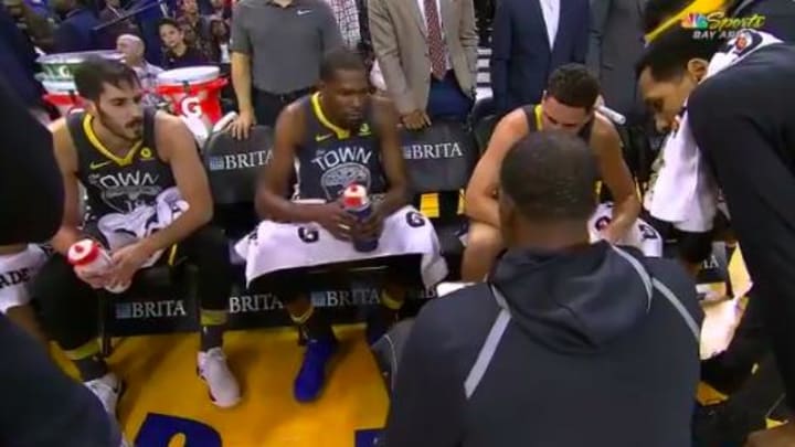 WATCH: Steve Kerr Let Warriors Players Coach Against the Suns WATCH: Steve Kerr Let Warriors Players Coach Against the Suns