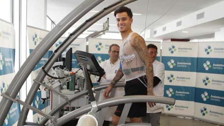 PARTE MÉDICO | Coutinho sufre una lesión evolutiva en el recto anterior del muslo derecho