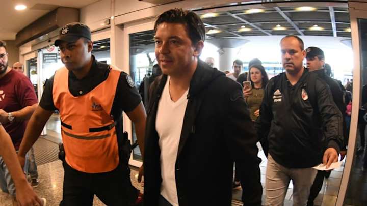 Gallardo rompió el silencio en conferencia de prensa y habló del favorito del Superclásico