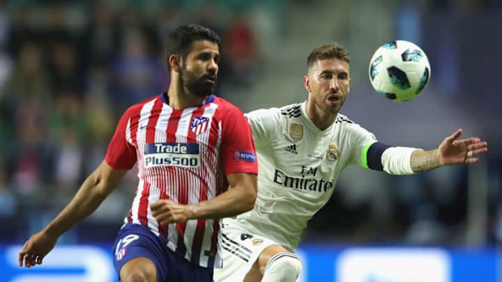Liverpool Fans Very Much Approve of Diego Costa 'Accidentally' Kicking Sergio Ramos in the Head