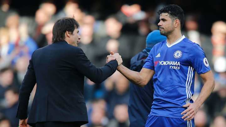 Diego Costa Scratches Out Antonio Conte's Name on Chelsea XI on Instagram