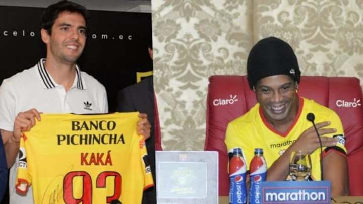 REVELADO | Lo que le dijo Ronaldiho a Kaká sobre Barcelona de Guayaquil