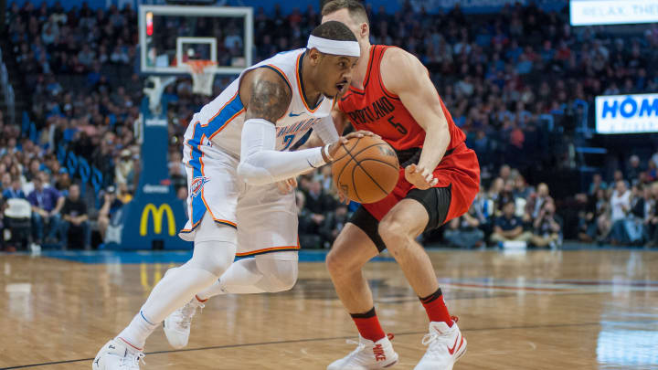 Carmelo Anthony Says Basketball 'Fun Again' After Accepting New Role With Thunder