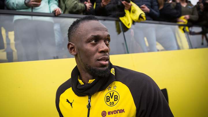 WATCH: Usain Bolt Takes Part in Borussia Dortmund Training Session