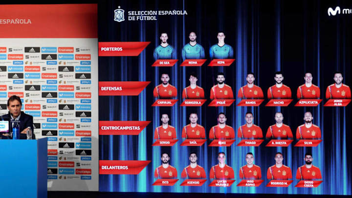 OFICIAL | Los dorsales de la selección española para el Mundial de Rusia